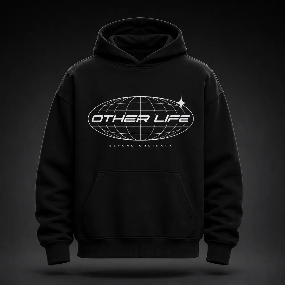 Core Orbit Hoodie — Black